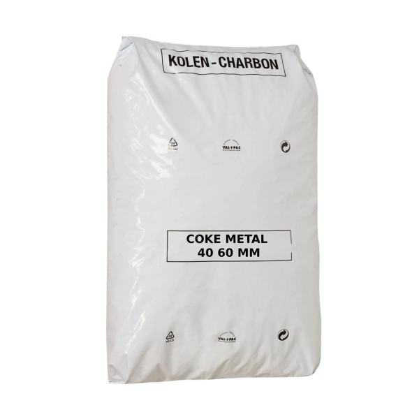 Coke métallurgique calibré 40/60 mm en sac - 20 Kgs
